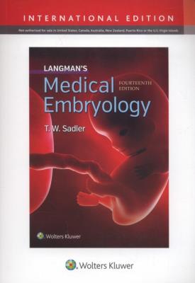 Langman's Medical Embryology 14E. Autor: Sadler T.W.. SmakLiter.pl Okładka książki Langman's Medical Embryology 14E