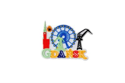 Opakowanie Magnes gumowy - Gdańsk symbole FOLKSTAR