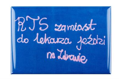 Opakowanie Magnes - Łódź RTS zamiast do lekarza jeździ..