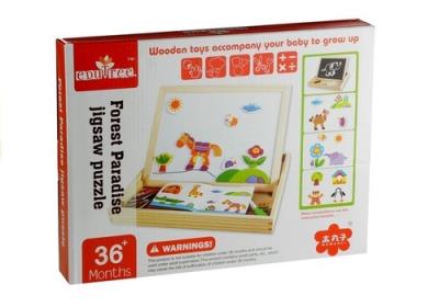 Opakowanie Magnetyczna układanka Tablica kredy pisak 3w1