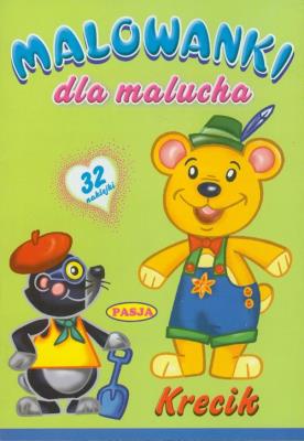 Okładka książki Malowanki dla malucha - Krecik PASJA