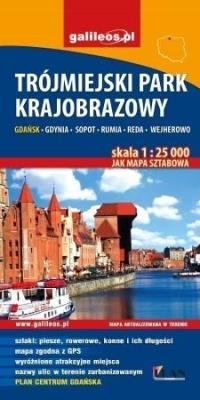 Okładka książki Mapa sztabowa - Trójmiejski Park Krajobrazowy