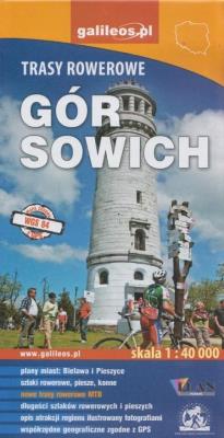 Okładka książki Mapa tras rwerowych - Góry Sowie 1:40 000