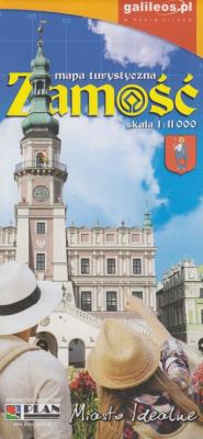 Okładka książki Mapa turystyczna - Zamość 1:11 000