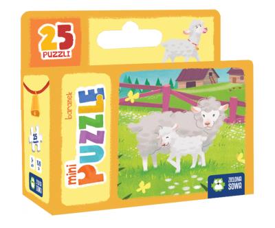 Okładka książki Mini Puzzle Baranek