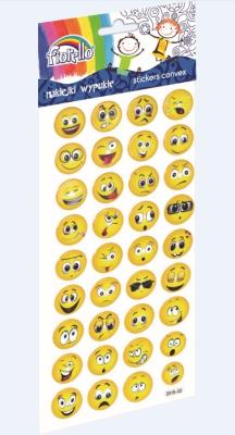 Naklejki wypukłe buźki GR-NP166 FIORELLO. Wydawca: Fiorello. SmakLiter.pl Opakowanie Naklejki wypukłe buźki GR-NP166 FIORELLO