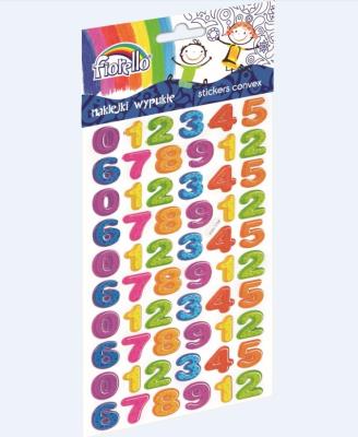 Naklejki wypukłe cyferki GR-NP138 FIORELLO. Wydawca: Fiorello. SmakLiter.pl Opakowanie Naklejki wypukłe cyferki GR-NP138 FIORELLO