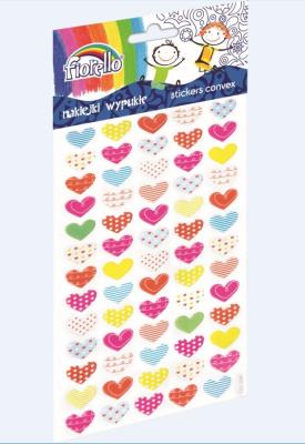 Naklejki wypukłe serca GR-NP145 FIORELLO. Wydawca: Fiorello. SmakLiter.pl Opakowanie Naklejki wypukłe serca GR-NP145 FIORELLO