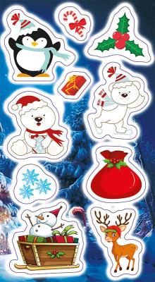 Opakowanie Naklejki Zima