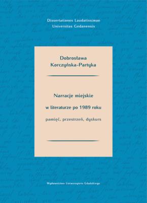 Okładka książki Narracje miejskie w literaturze polskiej po 1989 roku.
