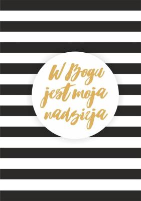 Notatnik B6 - W Bogu jest moja nadzieja. Wydawca: Koinonia. SmakLiter.pl Opakowanie Notatnik B6 - W Bogu jest moja nadzieja