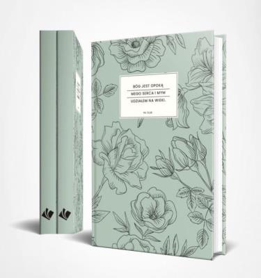 Opakowanie Notatnik Lux - Bóg jest opoką