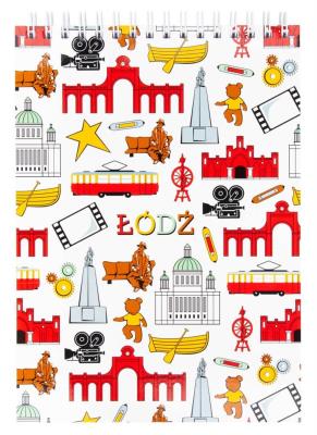 Opakowanie Notes A5 - duży Łódź symbole FOLKSTAR