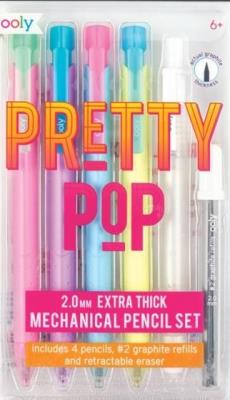Opakowanie Ołówki Mechaniczne Zestaw 4 szt. + Gumka