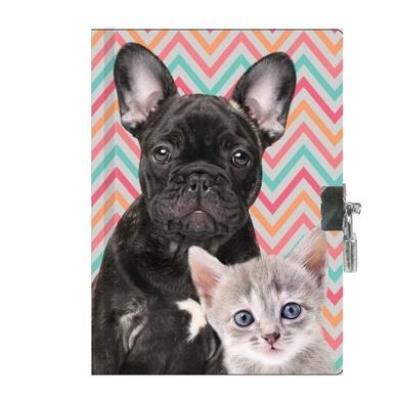 Opakowanie Pachnący pamiętnik z kłódką Dog & Cat