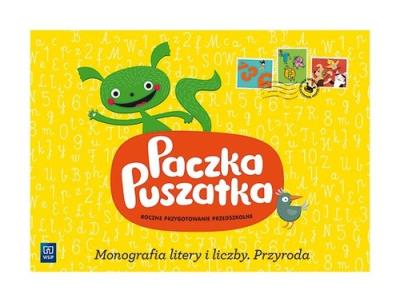Paczka Puszatka. Monografia litery i liczby dla przedszkolaków. Przyroda. Pomoce demonstracyjne. Wydawca: WSiP. SmakLiter.pl Opakowanie Paczka Puszatka. Monografia litery i liczby dla przedszkolaków. Przyroda. Pomoce demonstracyjne