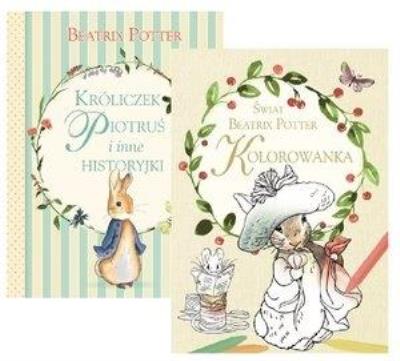 Pakiet: Króliczek Piotruś../Świat Beatrix Potter... Autor: Potter Beatrix. SmakLiter.pl Okładka książki Pakiet: Króliczek Piotruś../Świat Beatrix Potter..