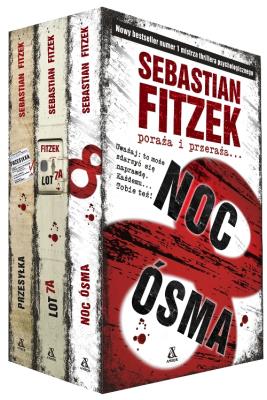 Pakiet - Noc ósma / Lot 7A / Przesyłka. Autor: Michael Tsokos. Sebastian Fitzek. SmakLiter.pl Okładka książki Pakiet - Noc ósma / Lot 7A / Przesyłka