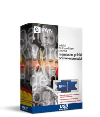 Pendrive - Wielki Multimedialny słownik niemiecko-polski polsko-niemiecki. Wydawca: Wydawnictwo Naukowe PWN. SmakLiter.pl Opakowanie Pendrive - Wielki Multimedialny słownik niemiecko-polski polsko-niemiecki