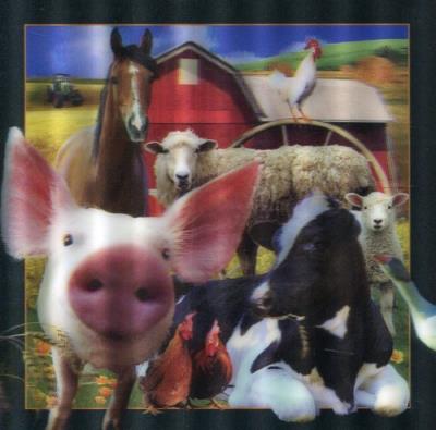 Opakowanie Pocztówka 3D - mix wzorów