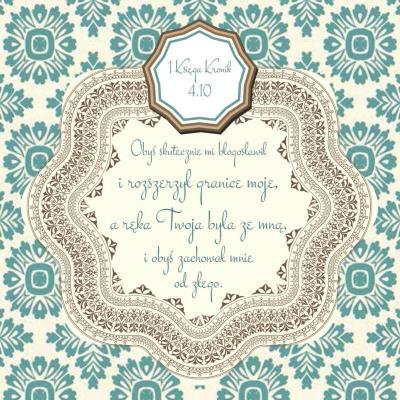 Opakowanie Podstawka korkowa - Modlitwa Jabesa