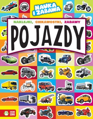 Pojazdy. Autor: Marta Maruszczak. SmakLiter.pl Okładka książki Pojazdy