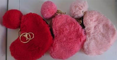 Opakowanie Portfel pluszowy Serce STnux