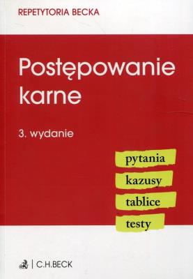 Postępowanie karne. Autor: Grochowska-Wasilewska Anna, Jagiełłowicz Łukasz, Wiśniewski Łukasz. SmakLiter.pl Okładka książki Postępowanie karne