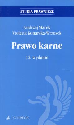 Prawo karne. Autor: Konarska-Wrzosek Violetta. SmakLiter.pl Okładka książki Prawo karne