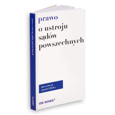 Okładka książki Prawo o Ustroju Sądów Powszechnych 2019