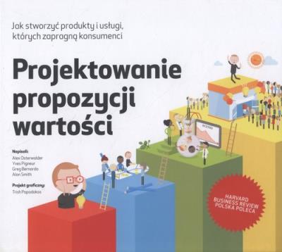 Projektowanie propozycji wartości. Autor: Alexander Osterwalder, Yves Pigneur, Bernarda Greg, Smith Alan. SmakLiter.pl Okładka książki Projektowanie propozycji wartości
