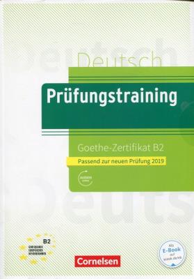 Prufungstraining DaF Goethe-Zertifikat B2 + Audio online. Wydawca: Cornelsen. SmakLiter.pl Opakowanie Prufungstraining DaF Goethe-Zertifikat B2 + Audio online