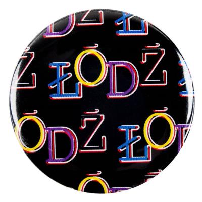 Opakowanie Przypinka mała - Łódź czarna 37 mm  FOLKSTAR