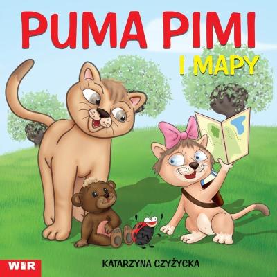 Okładka książki Puma Pimi i mapy cz. 1 - sylaby ze spółgłoskami P i M