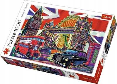 Opakowanie Puzzle 1000 Kolory Londynu TREFL