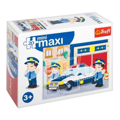 Opakowanie Puzzle 20 miniMaxi - Policja 3 TREFL