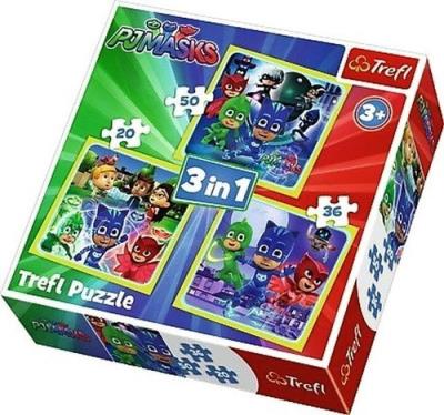Opakowanie Puzzle 3w1 Gotowi do działania TREFL