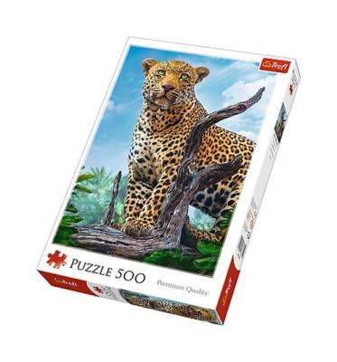 Opakowanie Puzzle 500 Dziki lampart TREFL