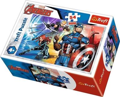 Puzzle 54 mini Bohaterowie The Avengers 2 TREFL. Wydawca: Trefl. SmakLiter.pl Opakowanie Puzzle 54 mini Bohaterowie The Avengers 2 TREFL