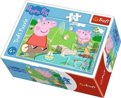 Puzzle 54 mini Wesoły dzień Świnki Peppy 1 TREFL. Wydawca: Trefl. SmakLiter.pl Opakowanie Puzzle 54 mini Wesoły dzień Świnki Peppy 1 TREFL