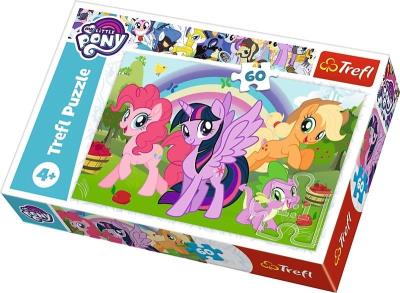Opakowanie Puzzle 60 Tęczowa przyjaźń My little Pony TREFL