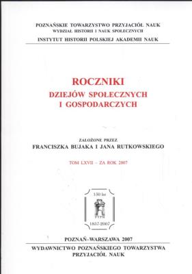 Roczniki Dziejów Społecznych i Gospodarczych. Autor: Bujak Franciszek, Rutkowski Janusz Edward. SmakLiter.pl Okładka książki Roczniki Dziejów Społecznych i Gospodarczych