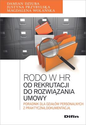 Okładka książki Rodo w HR Od rekrutacji do rozwiązania umowy