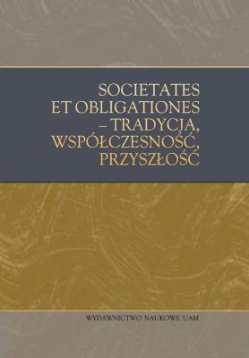 Opakowanie Societates et obligationes - tradycja, współczesność, przyszłość.