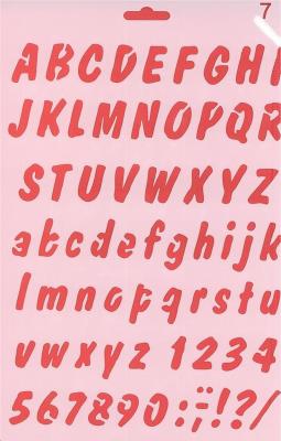 Opakowanie Szablon 07 alfabet