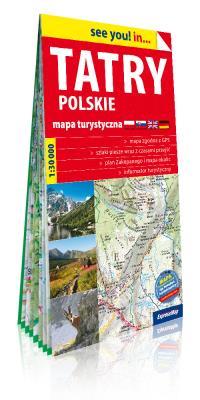 Okładka książki Tatry polskie mapa turystyczna  1:30 000