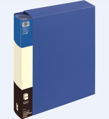 Opakowanie Teczka ofertowa 100 koszulek niebieska GRAND