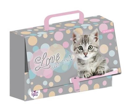 Okładka książki Teczka z rączką - Walizeczka - Kot The Sweet Pets