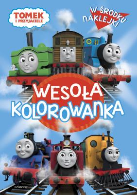 Tomek i przyjaciele. Wesoła kolorowanka. Autor: Opracowanie zbiorowe. SmakLiter.pl Okładka książki Tomek i przyjaciele. Wesoła kolorowanka