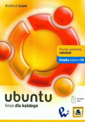 Okładka książki Ubuntu Linux dla każdego + CD